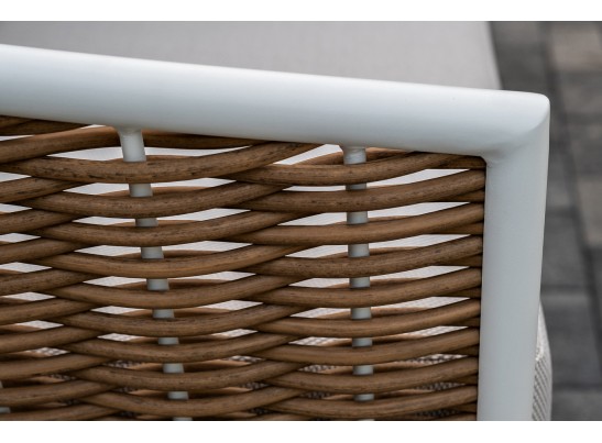 "Тоскана" лаунж-зона из искусственного ротанга, цвет соломенный в Ростове-на-Дону