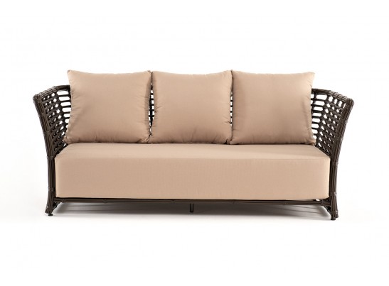 "Валенсия" диван из искусственного ротанга трехместный, цвет бронзовый в Ростове-на-Дону