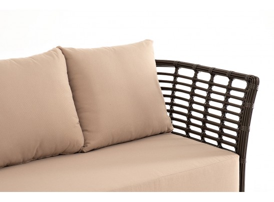 "Валенсия" диван из искусственного ротанга трехместный, цвет бронзовый в Ростове-на-Дону