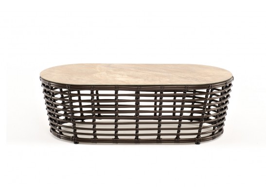 "Валенсия" журнальный столик из искусственного ротанга, цвет бронзовый в Ростове-на-Дону