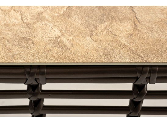 "Валенсия" журнальный столик из искусственного ротанга, цвет бронзовый в Ростове-на-Дону