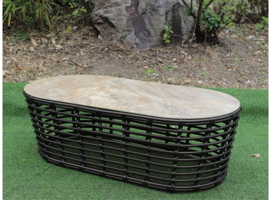 "Валенсия" журнальный столик из искусственного ротанга, цвет бронзовый в Ростове-на-Дону