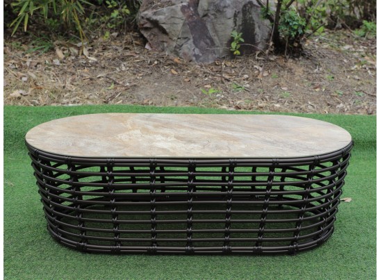 "Валенсия" журнальный столик из искусственного ротанга, цвет бронзовый в Ростове-на-Дону