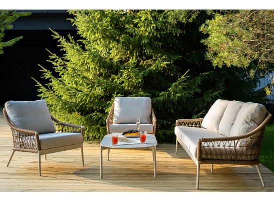 "Венеция" лаунж-зона из искусственного ротанга, цвет соломенный в Ростове-на-Дону "Венеция" лаунж-зона из искусственного ротанга, цвет соломенный в Ростове-на-Дону