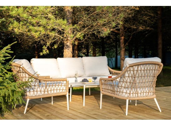 "Венеция" лаунж-зона из искусственного ротанга, цвет соломенный в Ростове-на-Дону "Венеция" лаунж-зона из искусственного ротанга, цвет соломенный в Ростове-на-Дону