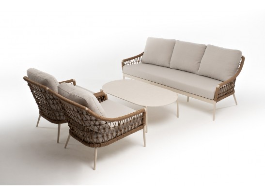 "Венеция" лаунж-зона из искусственного ротанга, цвет соломенный в Ростове-на-Дону "Венеция" лаунж-зона из искусственного ротанга, цвет соломенный в Ростове-на-Дону