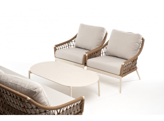 "Венеция" лаунж-зона из искусственного ротанга, цвет соломенный в Ростове-на-Дону "Венеция" лаунж-зона из искусственного ротанга, цвет соломенный в Ростове-на-Дону