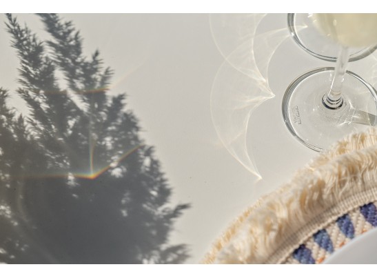 "Венето" обеденная группа на 6 персон со стульями "Милан", каркас белый, роуп бежевый в Ростове-на-Дону