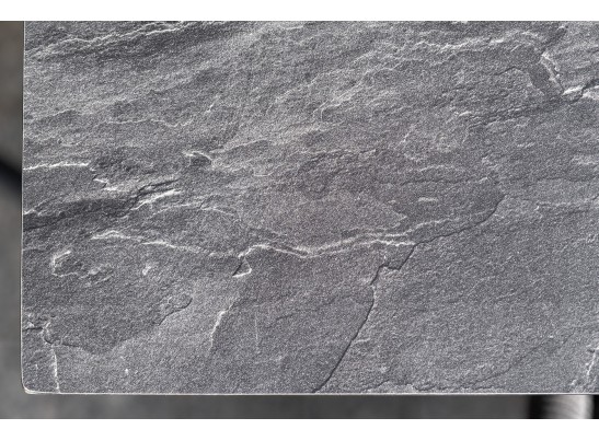 "Венето" обеденный стол из HPL 160х80см, цвет "серый гранит", каркас черный в Ростове-на-Дону