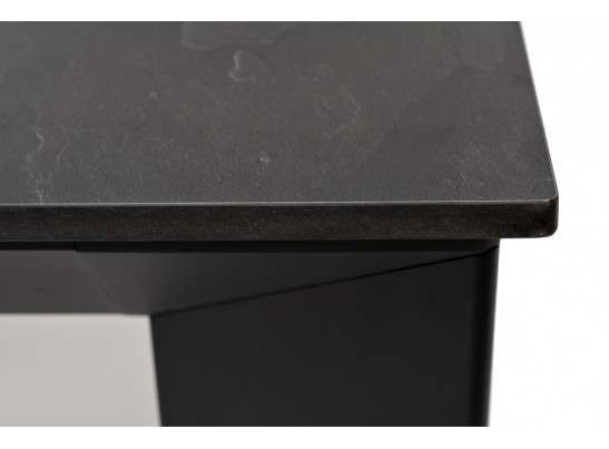 "Венето" обеденный стол из HPL 90х90см, цвет "серый гранит", каркас черный в Ростове-на-Дону "Венето" обеденный стол из HPL 90х90см, цвет "серый гранит", каркас черный в Ростове-на-Дону