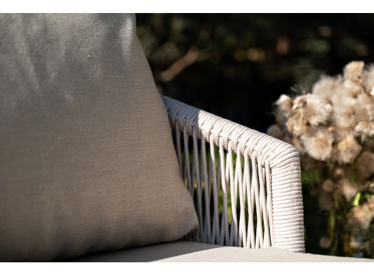 "Верона" лаунж-зона 5-местная плетеная из роупа (веревки), каркас алюминиевый белый, роуп бежевый в Ростове-на-Дону "Верона" лаунж-зона 5-местная плетеная из роупа (веревки), каркас алюминиевый белый, роуп бежевый в Ростове-на-Дону