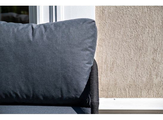 "Верона" лаунж-зона 5-местная плетеная из роупа (веревки), каркас алюминиевый темно-серый, роуп темно-серый в Ростове-на-Дону "Верона" лаунж-зона 5-местная плетеная из роупа (веревки), каркас алюминиевый темно-серый, роуп темно-серый в Ростове-на-Дону