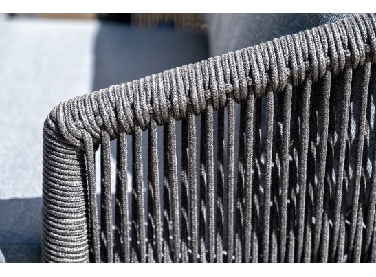 "Верона" лаунж-зона 5-местная плетеная из роупа (веревки), каркас алюминиевый темно-серый, роуп темно-серый в Ростове-на-Дону "Верона" лаунж-зона 5-местная плетеная из роупа (веревки), каркас алюминиевый темно-серый, роуп темно-серый в Ростове-на-Дону