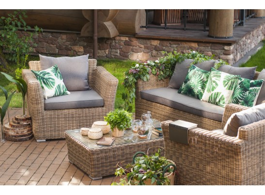 "Капучино" лаунж-зона из искусственного ротанга, цвет соломенный в Ростове-на-Дону "Капучино" лаунж-зона из искусственного ротанга, цвет соломенный в Ростове-на-Дону