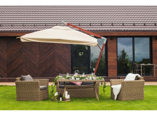 "Аффогато" обеденная группа из искусственного ротанга, цвет соломенный в Ростове-на-Дону