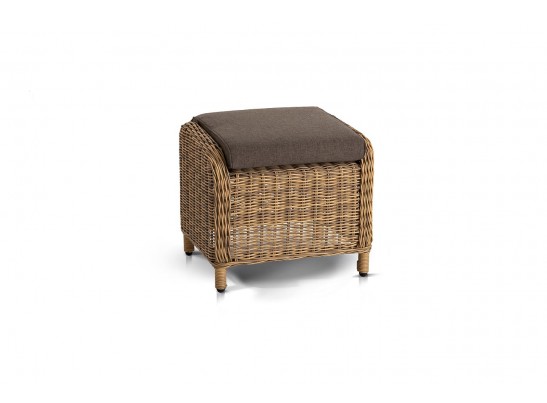 "Толедо" пуф плетеный, цвет соломенный в Ростове-на-Дону