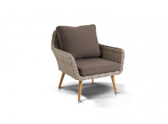 "Прованс" кресло из искусственного ротанга, цвет бежевый в Ростове-на-Дону