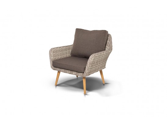 "Прованс" кресло из искусственного ротанга, цвет бежевый в Ростове-на-Дону