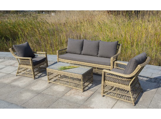 "Гранд Латте" стол журнальный из искусственного ротанга, цвет соломенный в Ростове-на-Дону