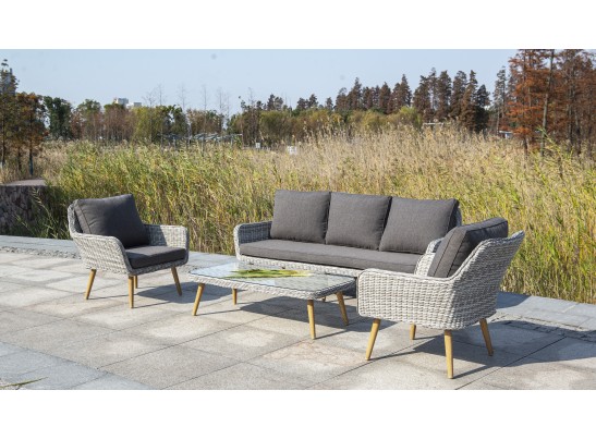 "Прованс" кресло из искусственного ротанга, цвет бежевый в Ростове-на-Дону