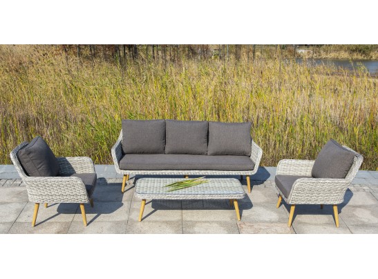 "Прованс" столик журнальный из ротанга, цвет бежевый в Ростове-на-Дону