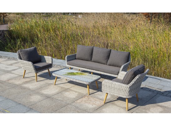 "Прованс" столик журнальный из ротанга, цвет бежевый в Ростове-на-Дону