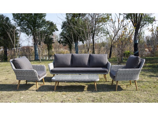 "Прованс" столик журнальный из ротанга, цвет бежевый в Ростове-на-Дону