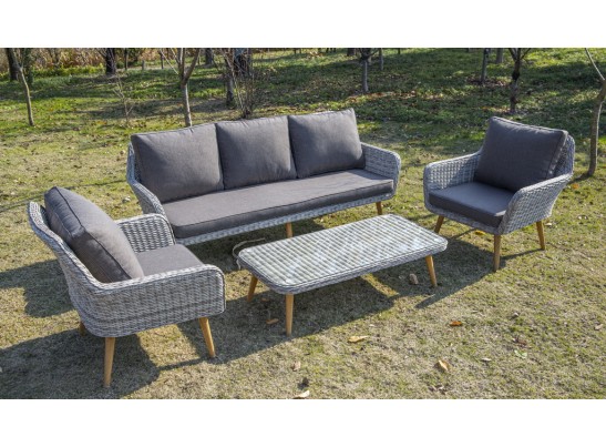 "Прованс" столик журнальный из ротанга, цвет бежевый в Ростове-на-Дону