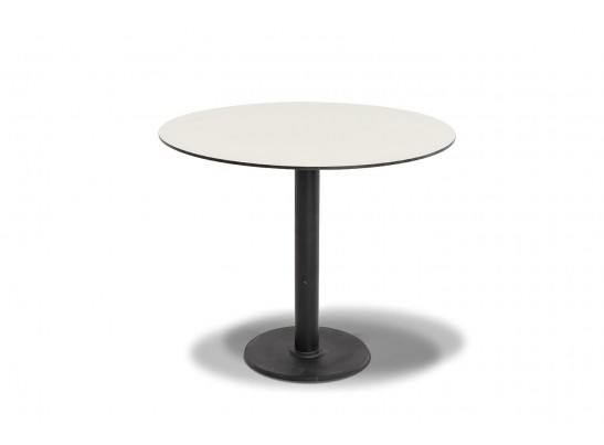 "Каффе" интерьерный стол из HPL круглый Ø63см, цвет молочный в Ростове-на-Дону