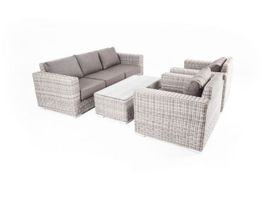 "Боно" лаунж-зона из искусственного ротанга, цвет серый в Ростове-на-Дону "Боно" лаунж-зона из искусственного ротанга, цвет серый в Ростове-на-Дону