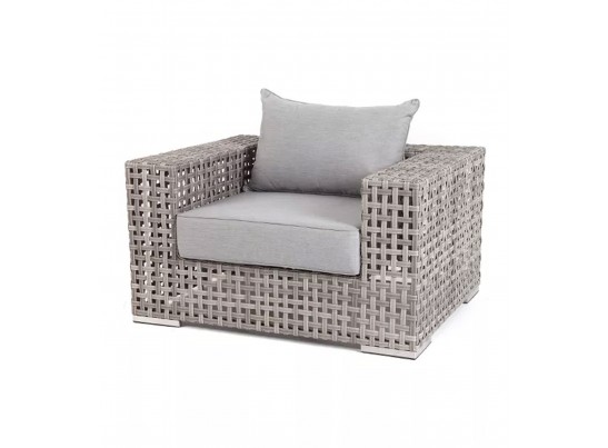 "Тито" плетеное кресло из искусственного ротанга, цвет серый в Ростове-на-Дону