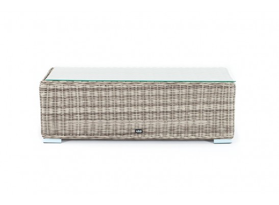 "Фабриция" журнальный столик из искусственного ротанга, цвет серый в Ростове-на-Дону