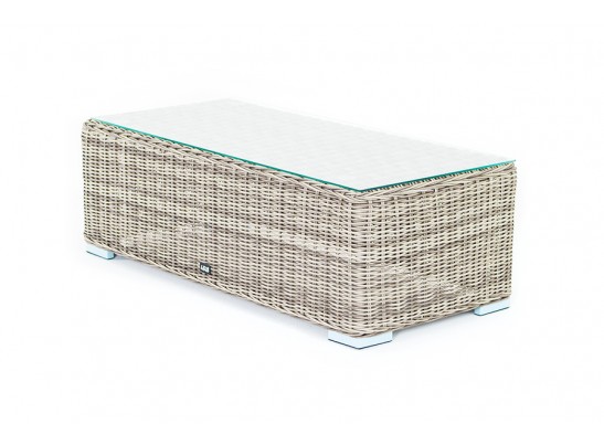 "Фабриция" журнальный столик из искусственного ротанга, цвет серый в Ростове-на-Дону