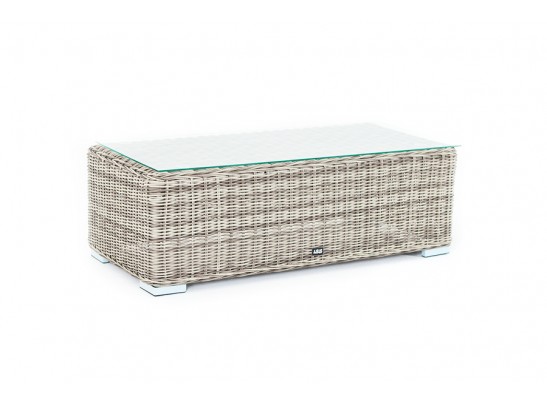 "Фабриция" журнальный столик из искусственного ротанга, цвет серый в Ростове-на-Дону