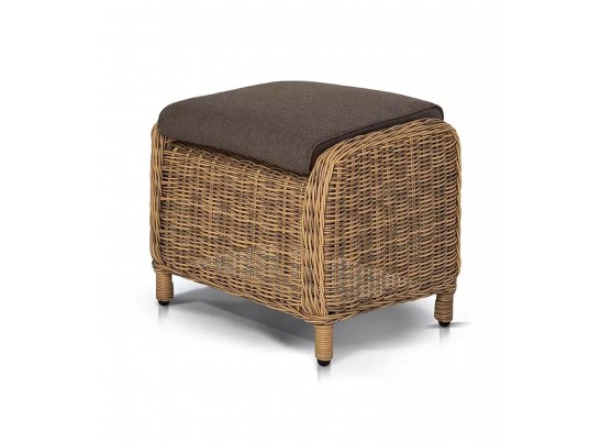 "Толедо" пуф плетеный, цвет соломенный в Ростове-на-Дону