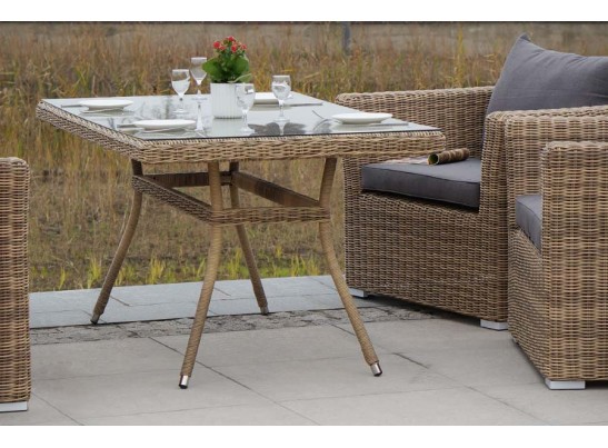 "Аффогато" обеденная группа из искусственного ротанга, цвет соломенный в Ростове-на-Дону