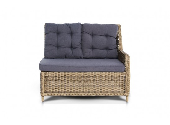 "Бергамо" плетеный левый модуль дивана, цвет соломенный в Ростове-на-Дону