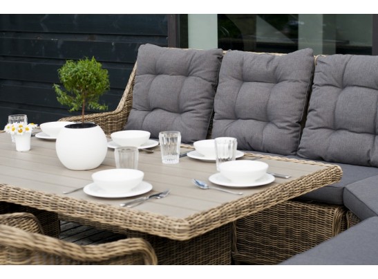 "Бергамо" модульный диван из ротанга, цвет соломенный в Ростове-на-Дону