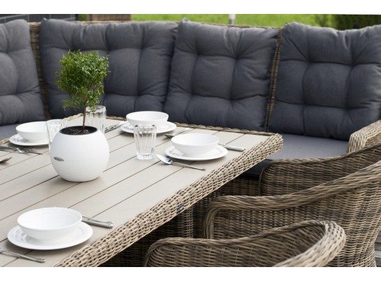 "Бергамо" модульный диван из ротанга, цвет соломенный в Ростове-на-Дону