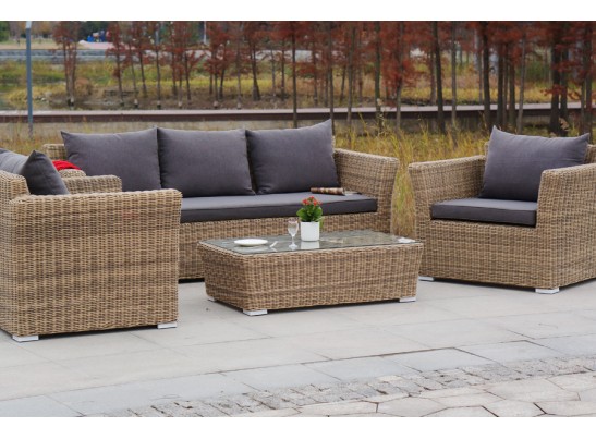 "Капучино" лаунж-зона из искусственного ротанга, цвет соломенный в Ростове-на-Дону "Капучино" лаунж-зона из искусственного ротанга, цвет соломенный в Ростове-на-Дону