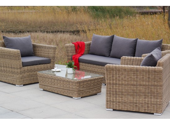 "Капучино" лаунж-зона из искусственного ротанга, цвет соломенный в Ростове-на-Дону "Капучино" лаунж-зона из искусственного ротанга, цвет соломенный в Ростове-на-Дону