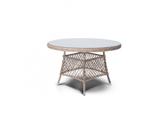 "Дольче" обеденная группа из искусственного ротанга, цвет соломенный в Ростове-на-Дону