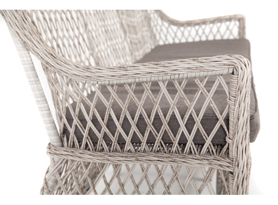 "Латте" диван двухместный из искусственного ротанга, цвет бежевый в Ростове-на-Дону