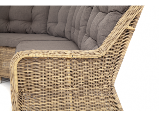 "Бергамо" модульный диван из ротанга, цвет соломенный в Ростове-на-Дону