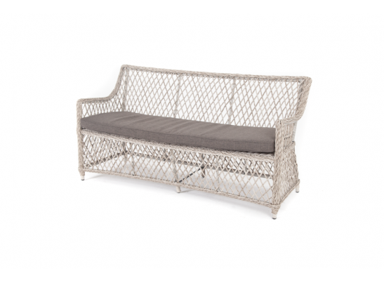 "Латте" диван двухместный из искусственного ротанга, цвет бежевый в Ростове-на-Дону