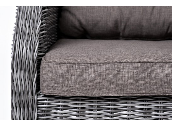 "Форио" кресло раскладное плетеное, цвет графит в Ростове-на-Дону
