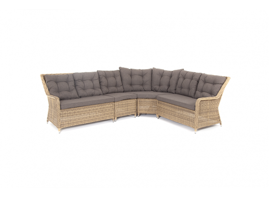 "Бергамо" модульный диван из ротанга, цвет соломенный в Ростове-на-Дону