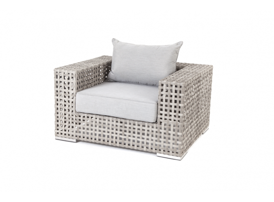 "Тито" плетеное кресло из искусственного ротанга, цвет серый в Ростове-на-Дону