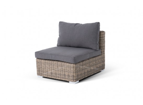 "Лунго" трансформирующийся диван из искусственного ротанга, цвет соломенный в Ростове-на-Дону