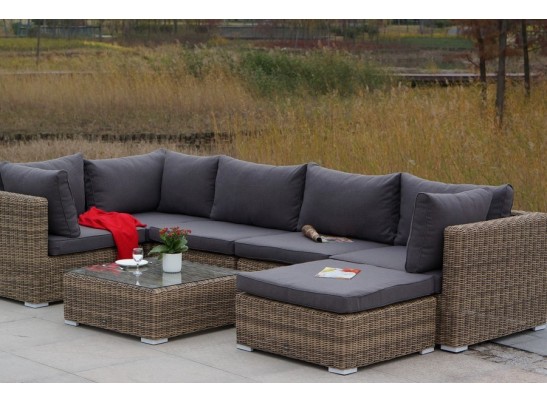 "Лунго" модуль диванный прямой с подушками, цвет соломенный в Ростове-на-Дону